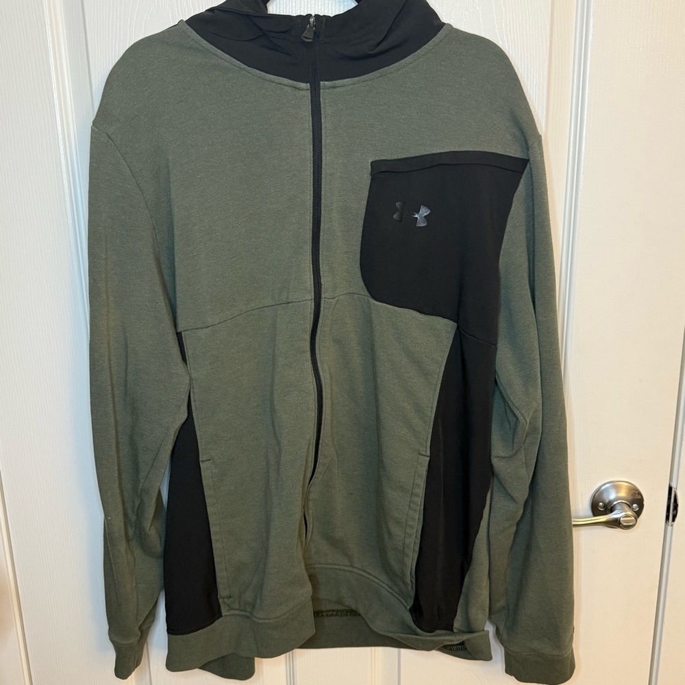 Under Armour Men's Full-Zip Jacket/ Warm-up Jacket - Picture 2 of 4